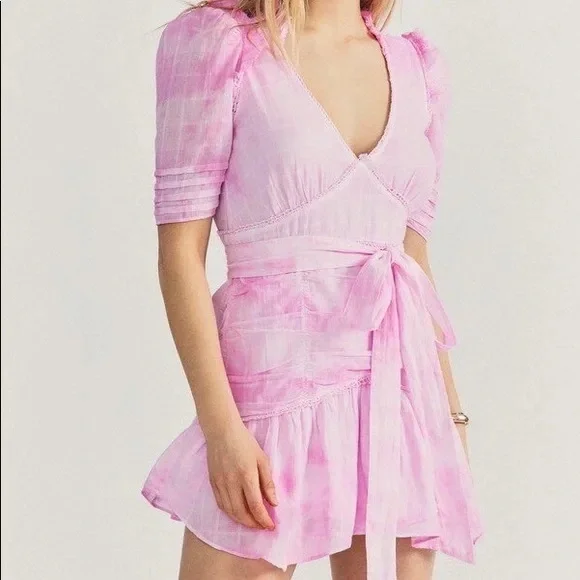pink knit midi dress Baby Pink Knit Midi Dress  Gabi Swimwear